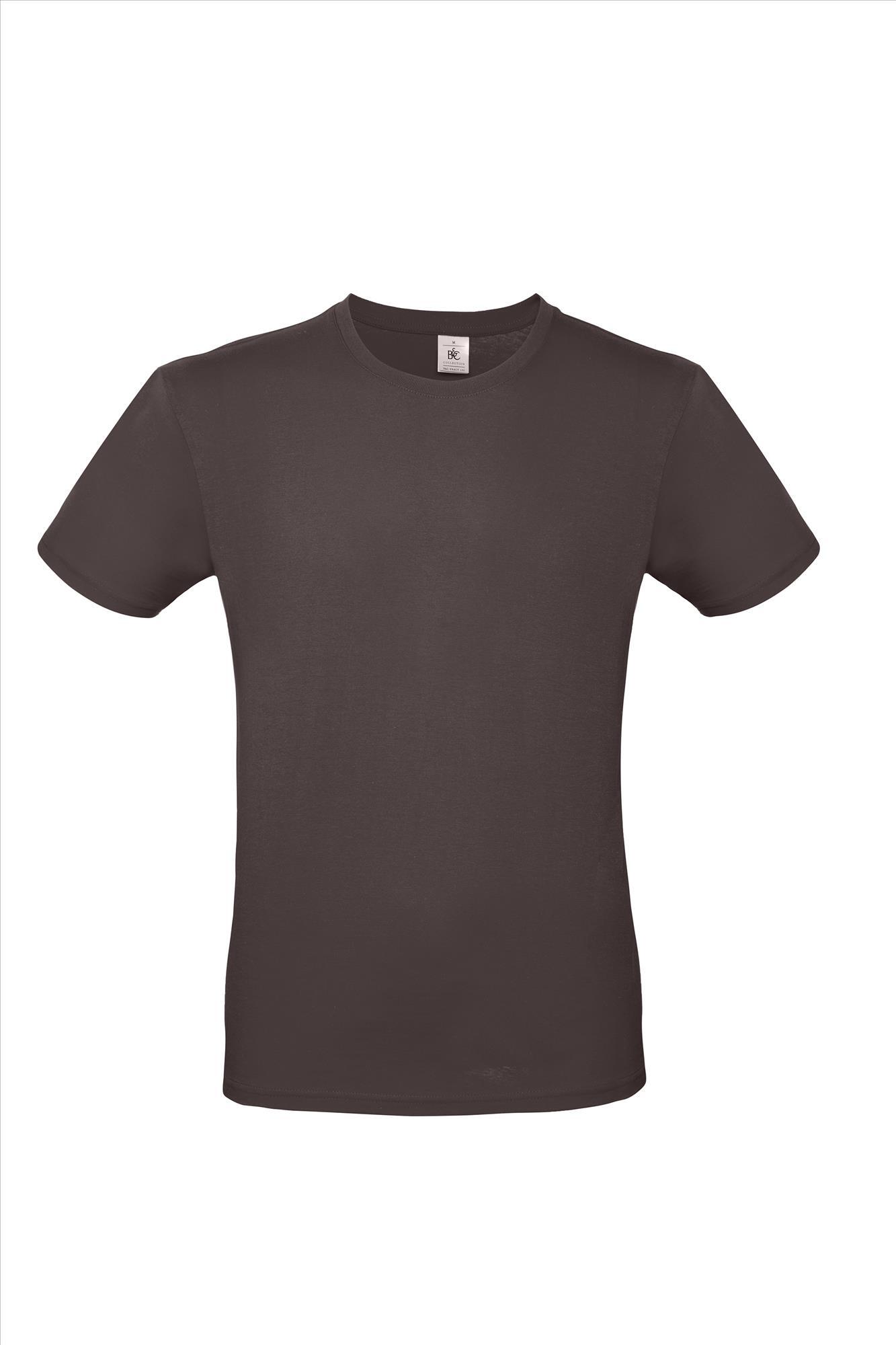 Modern T-shirt voor hem fraai heren shirt bear brown