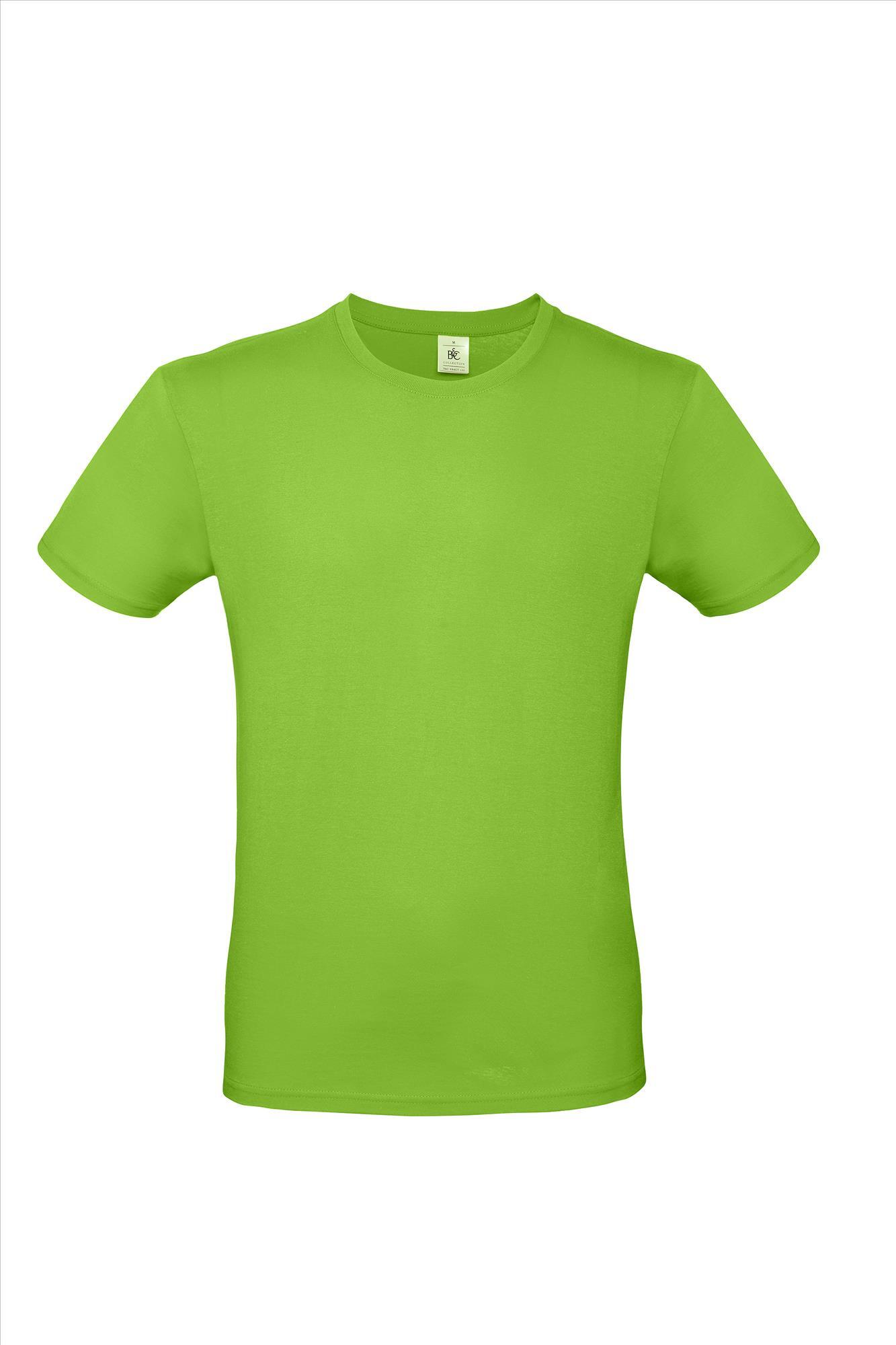 Modern T-shirt voor hem fraai heren shirt orchidee groen