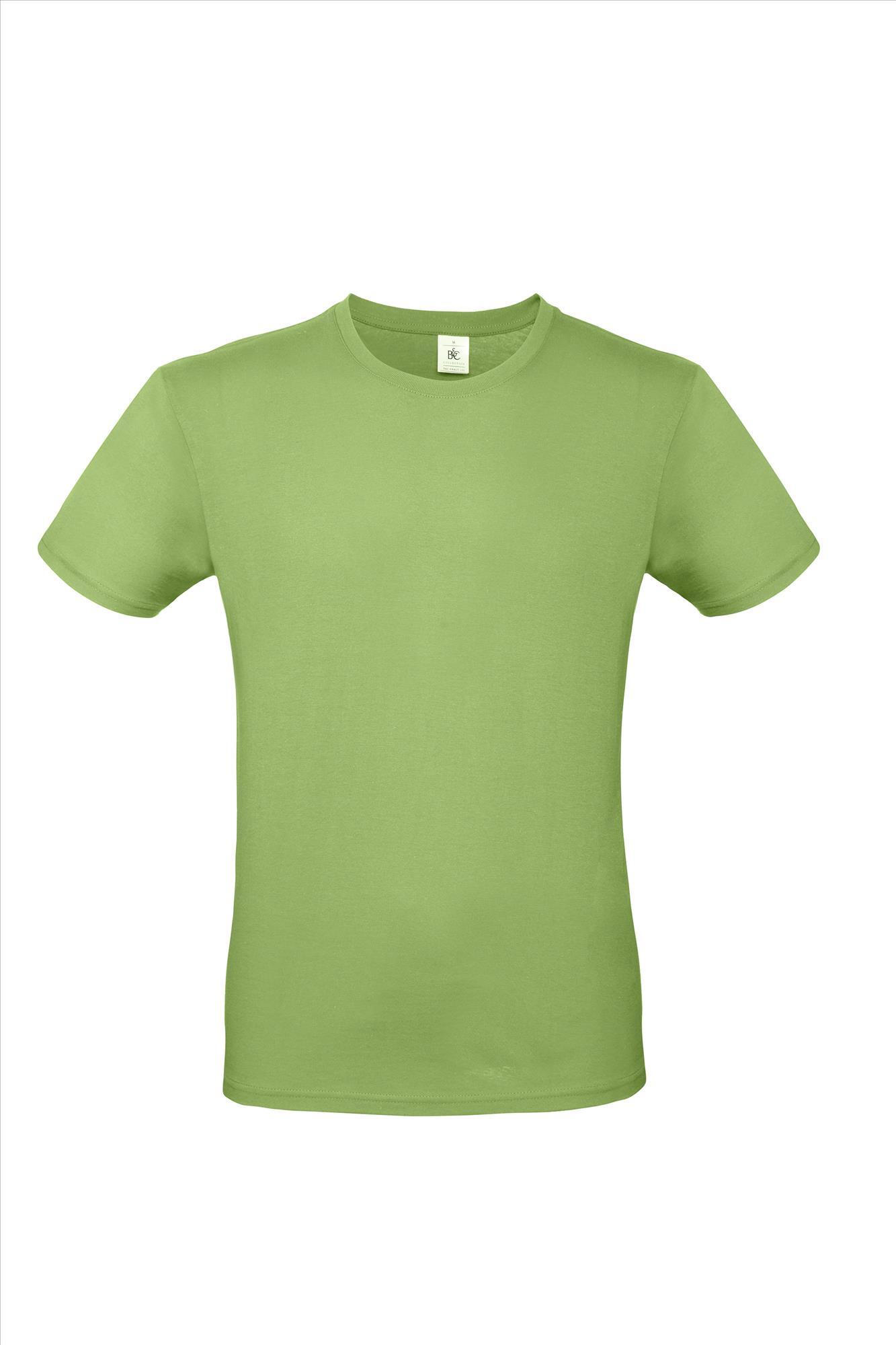 Modern T-shirt voor hem fraai heren shirt pistachio