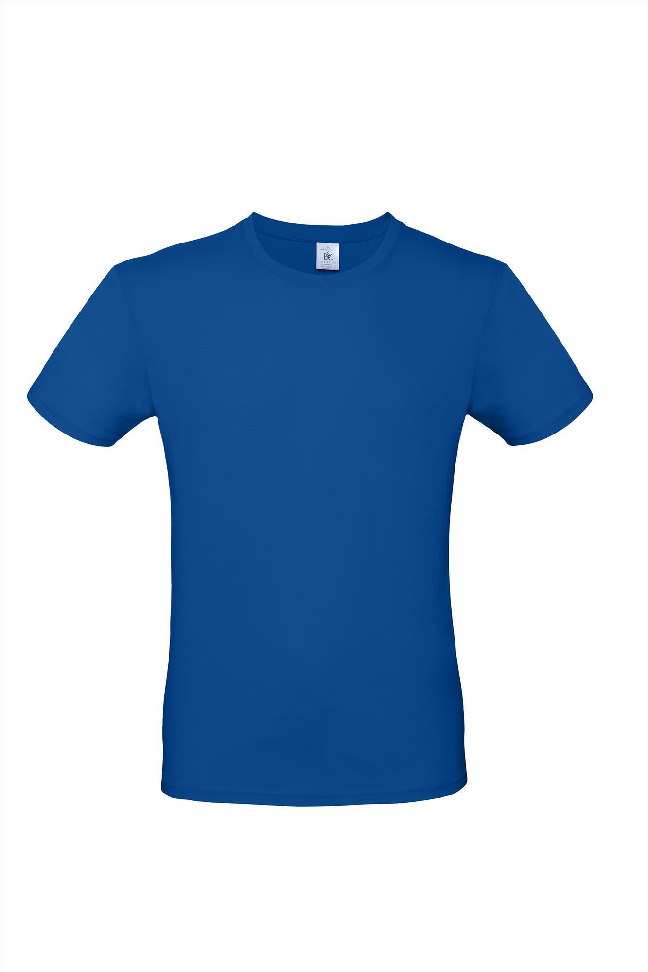 Modern T-shirt voor hem fraai heren shirt royal blauw