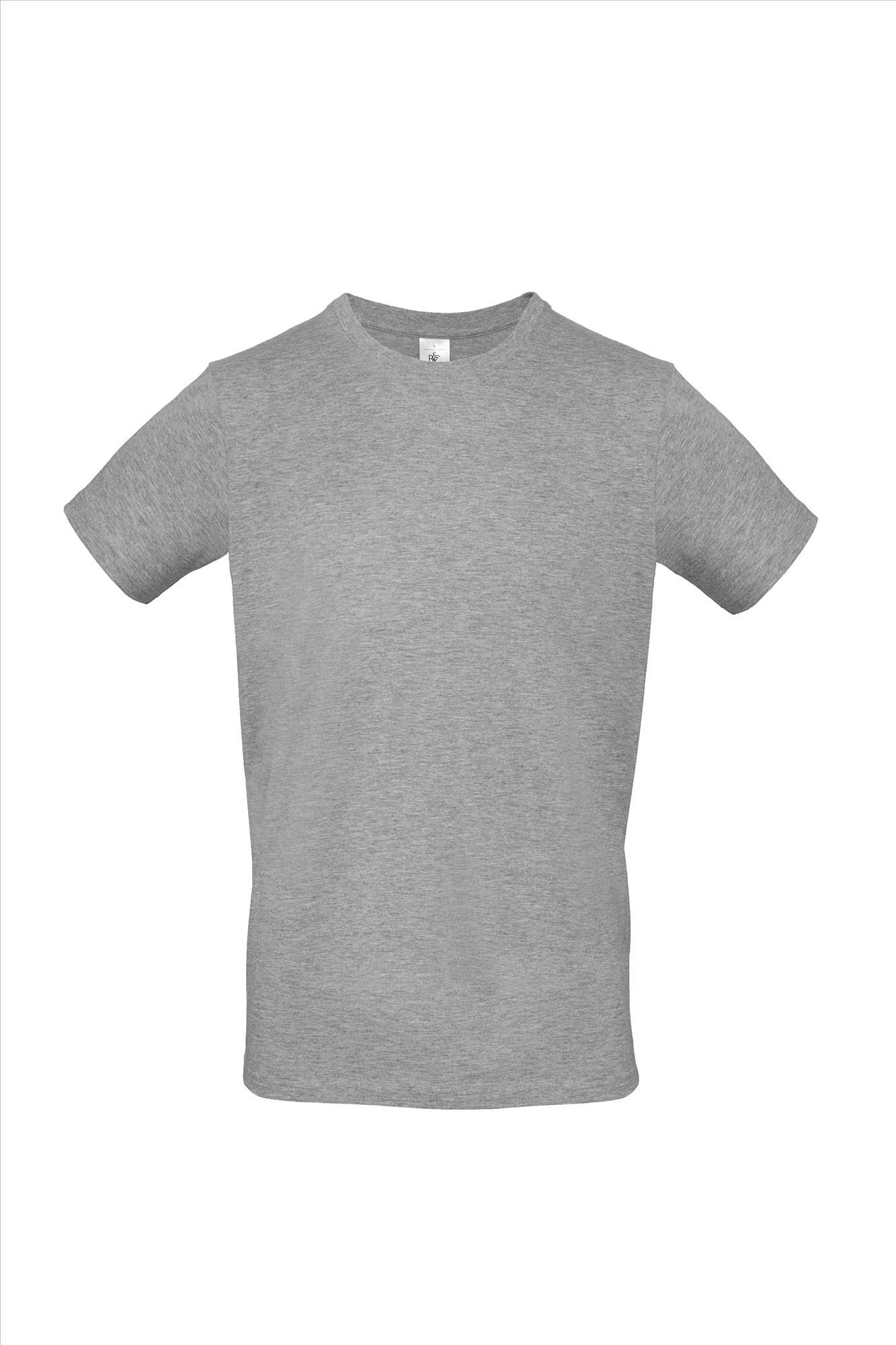 Modern T-shirt voor hem fraai heren shirt sport grijs