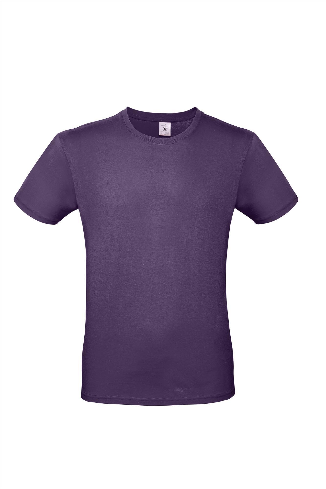 Modern T-shirt voor hem fraai heren shirt straalpaars