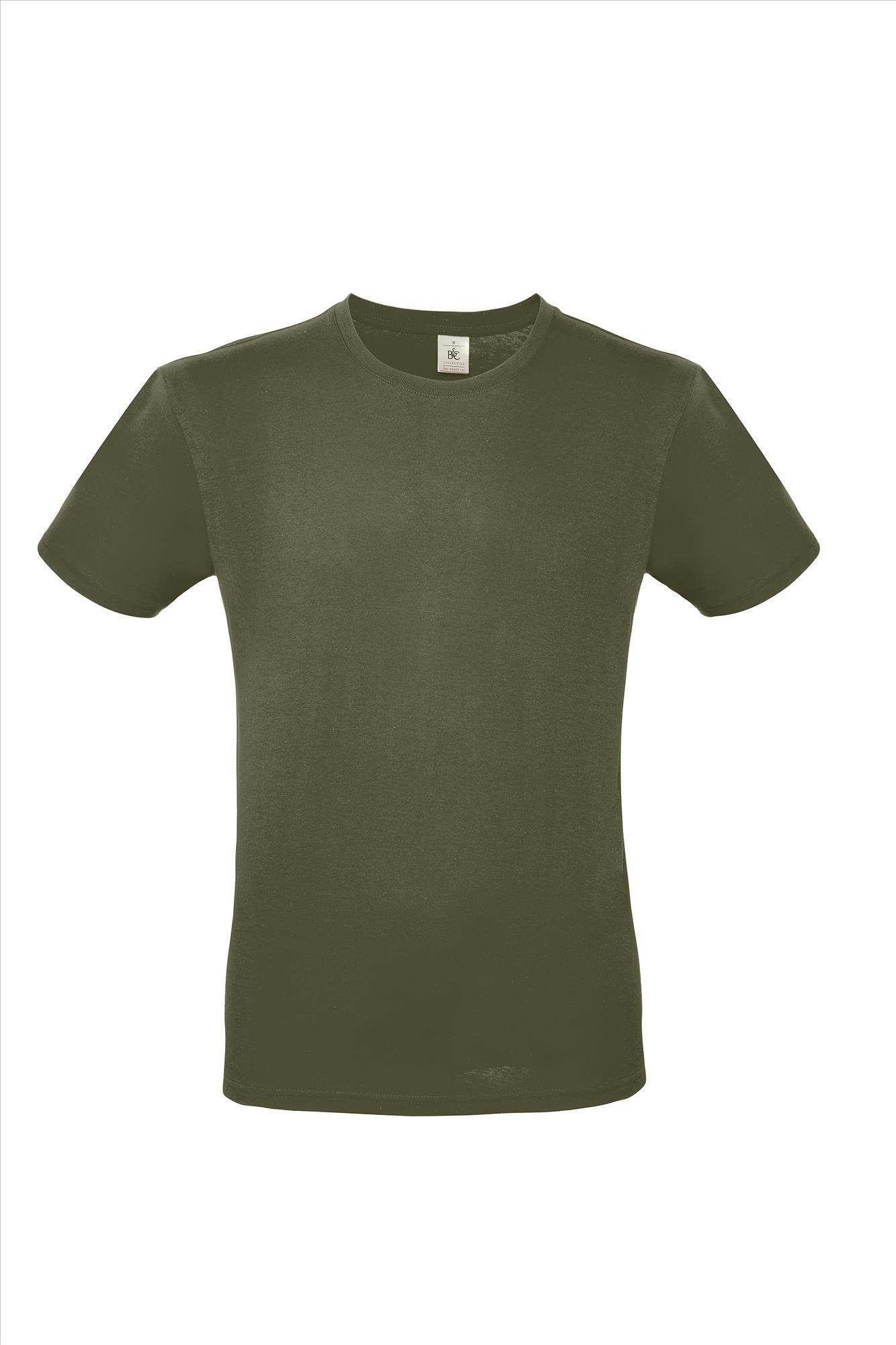 Modern T-shirt voor hem fraai heren shirt urban khaki