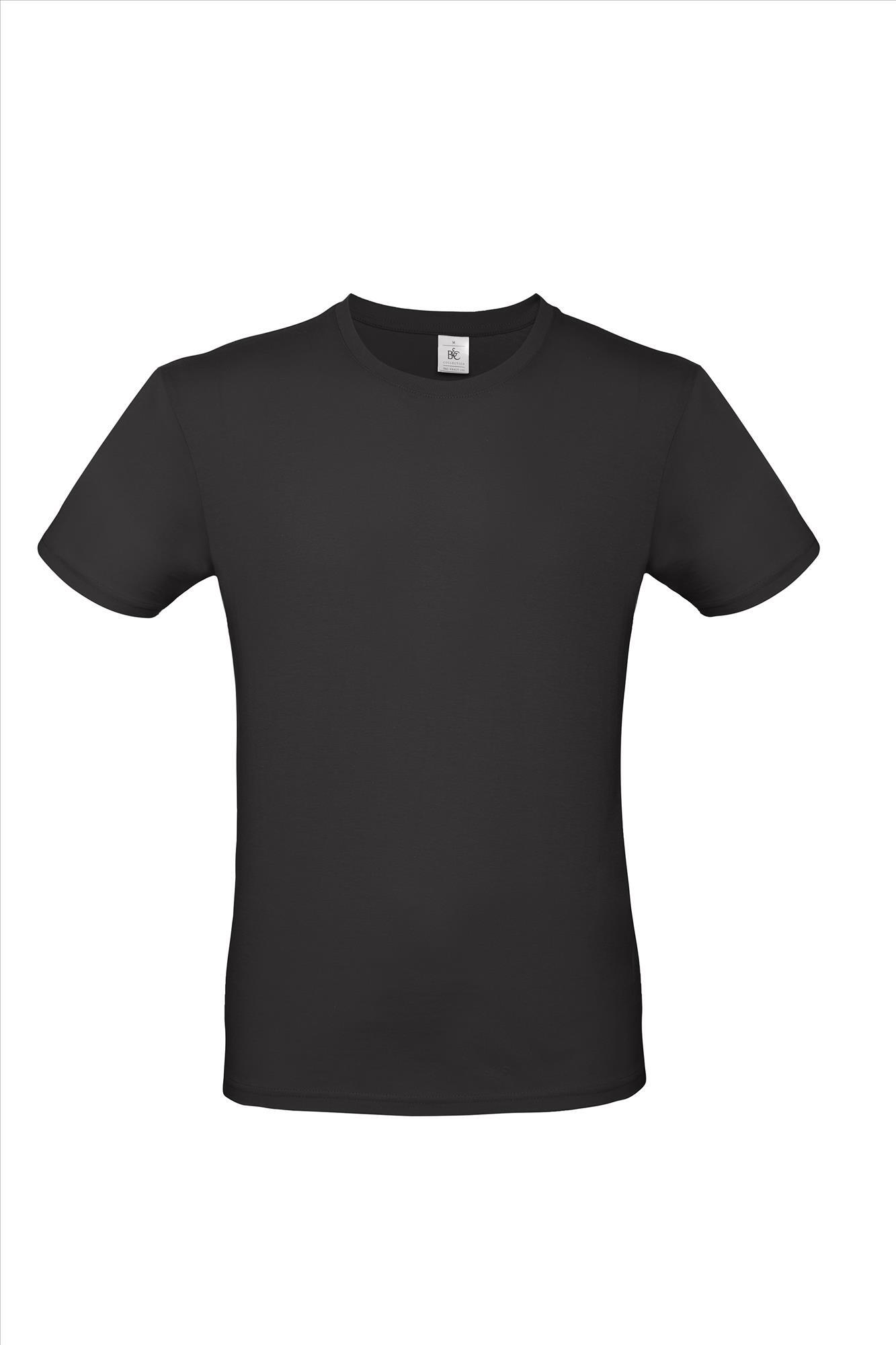 Modern T-shirt voor hem fraai heren shirt zwart