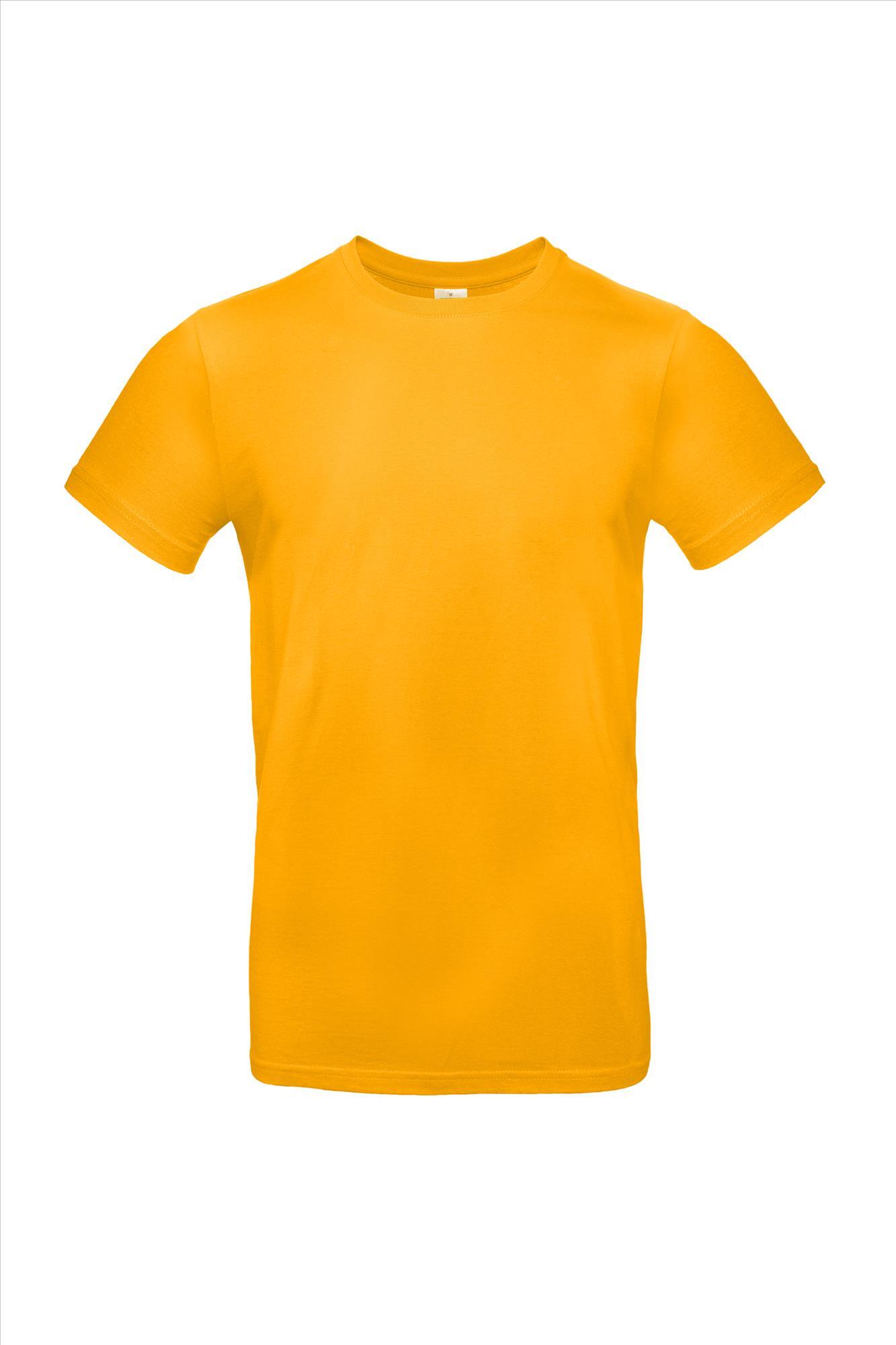 Modern T-shirt voor heren abrikoos kleur unisex