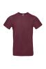 Modern T-shirt voor heren bordeaux unisex