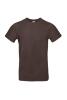 Modern T-shirt voor heren bruin unisex