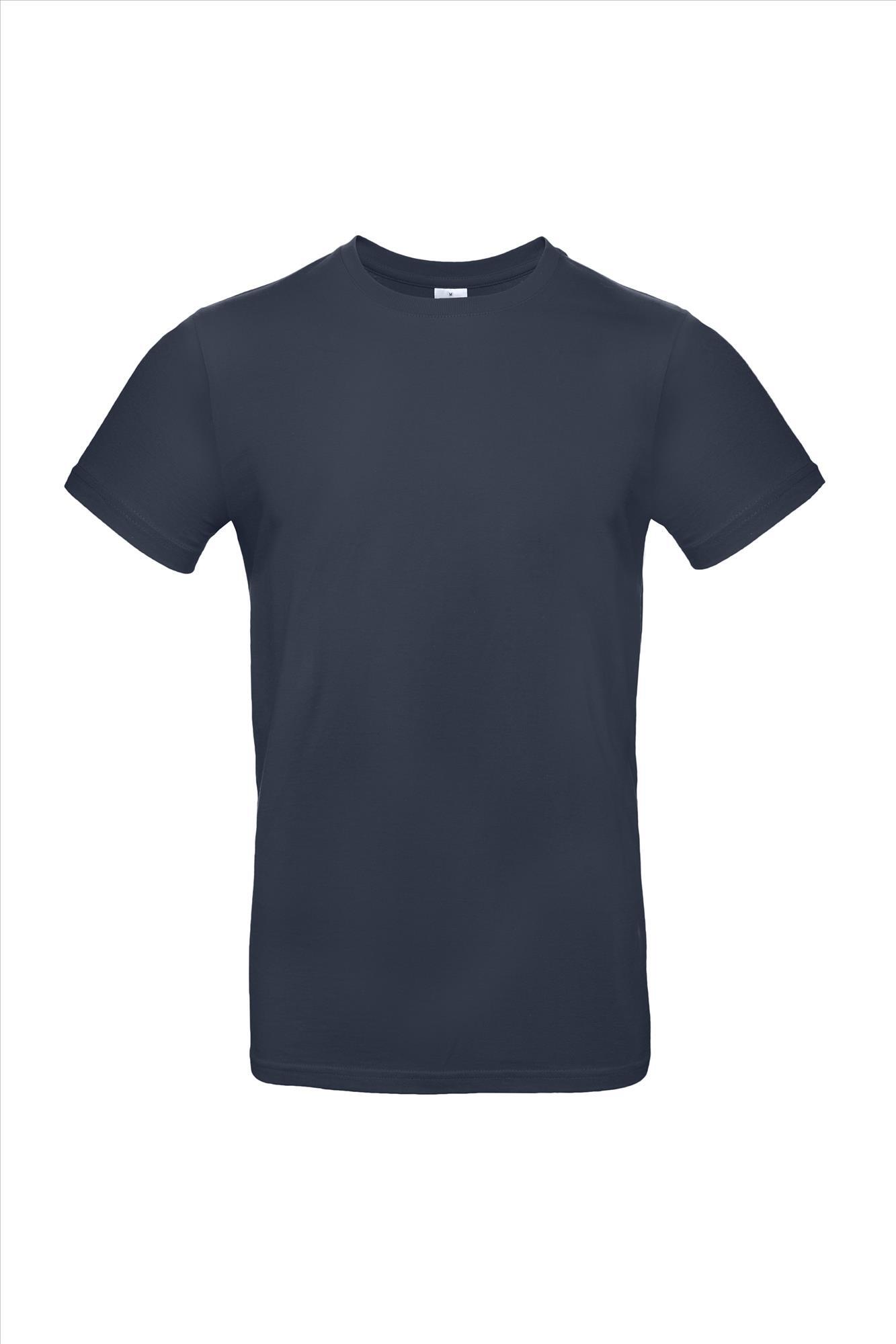 Modern T-shirt voor heren donkerblauw unisex