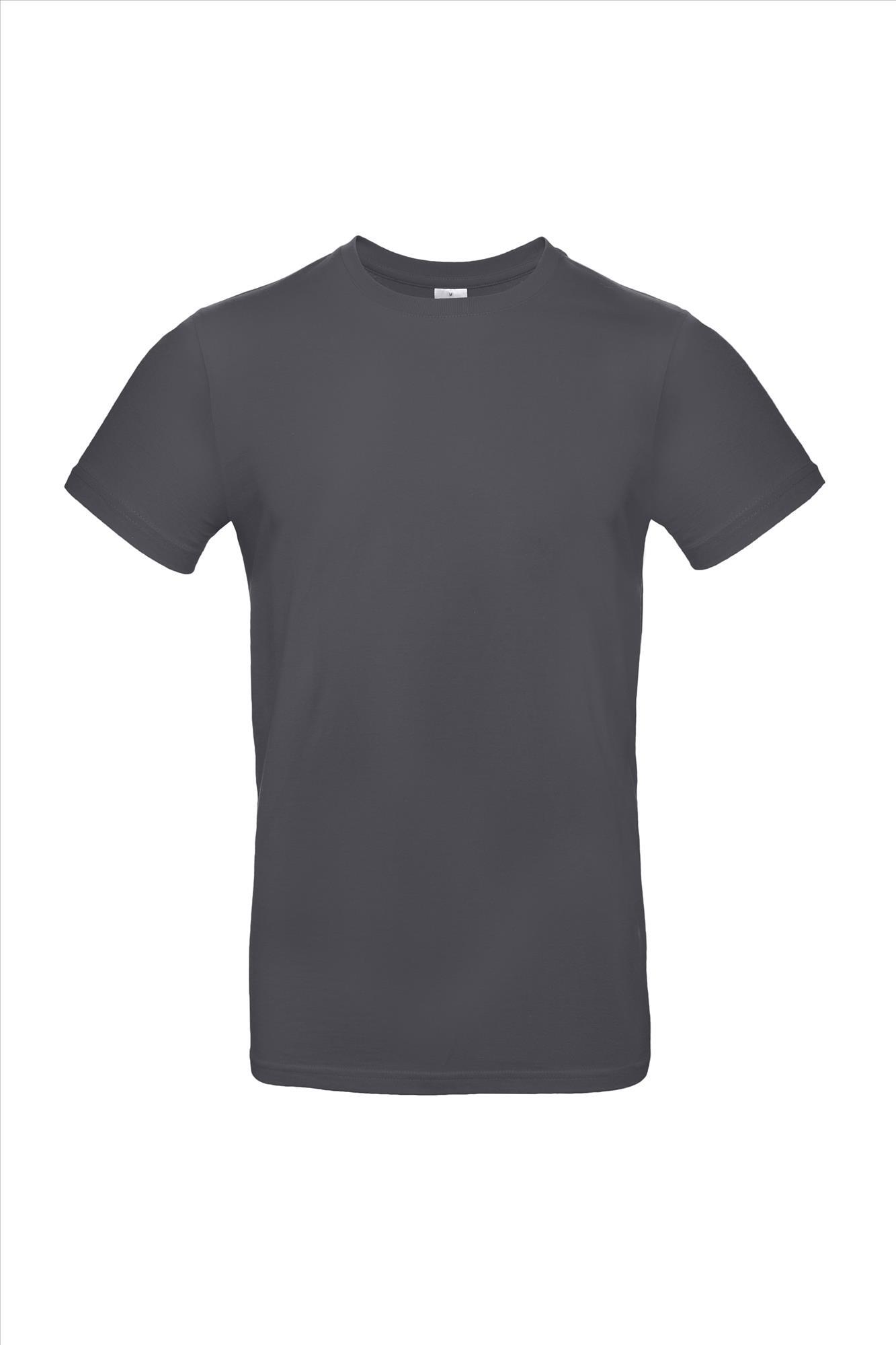 Modern T-shirt voor heren donkergrijs unisex