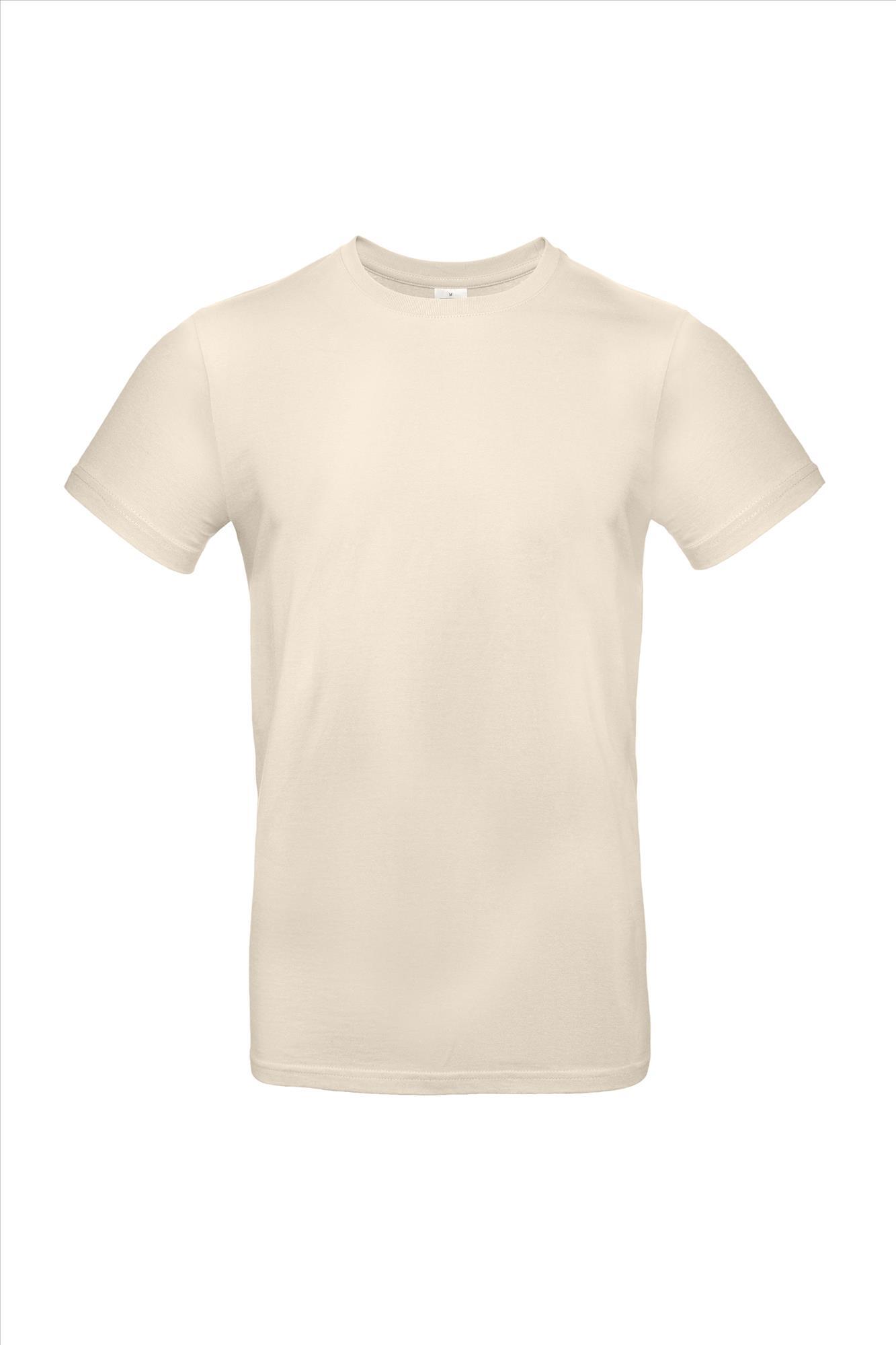 Modern T-shirt voor heren naturel unisex