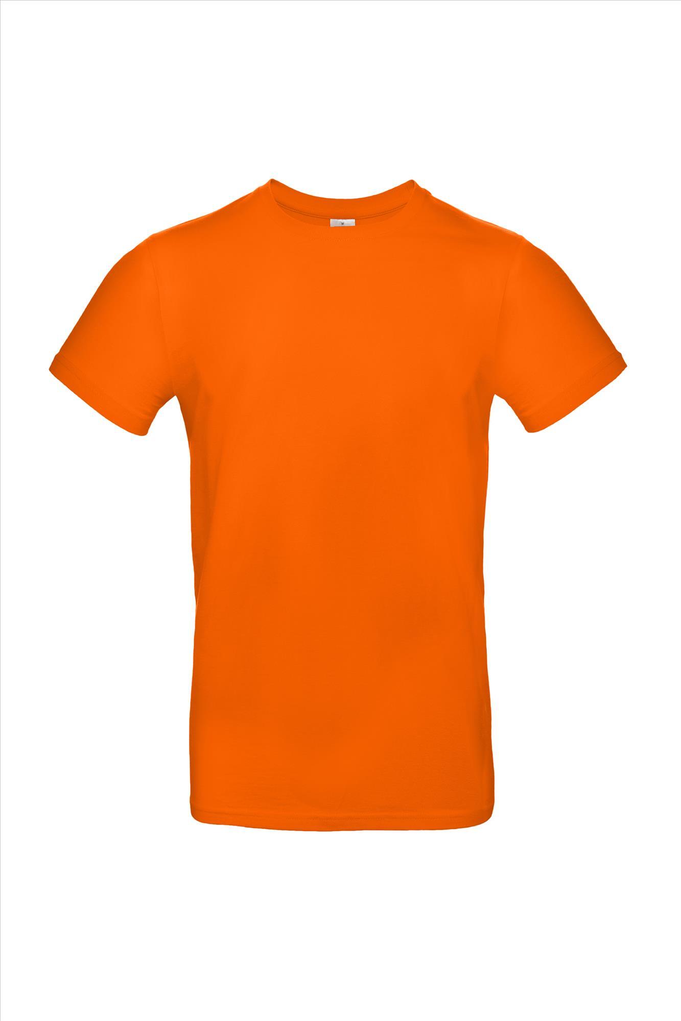 Modern T-shirt voor heren oranje unisex koningsdag