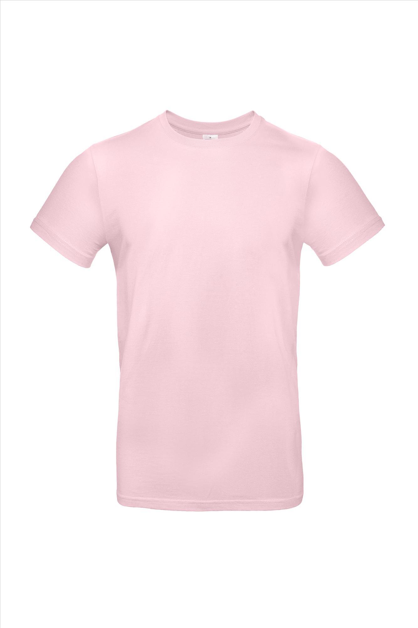 Modern T-shirt voor heren orchidee roze unisex