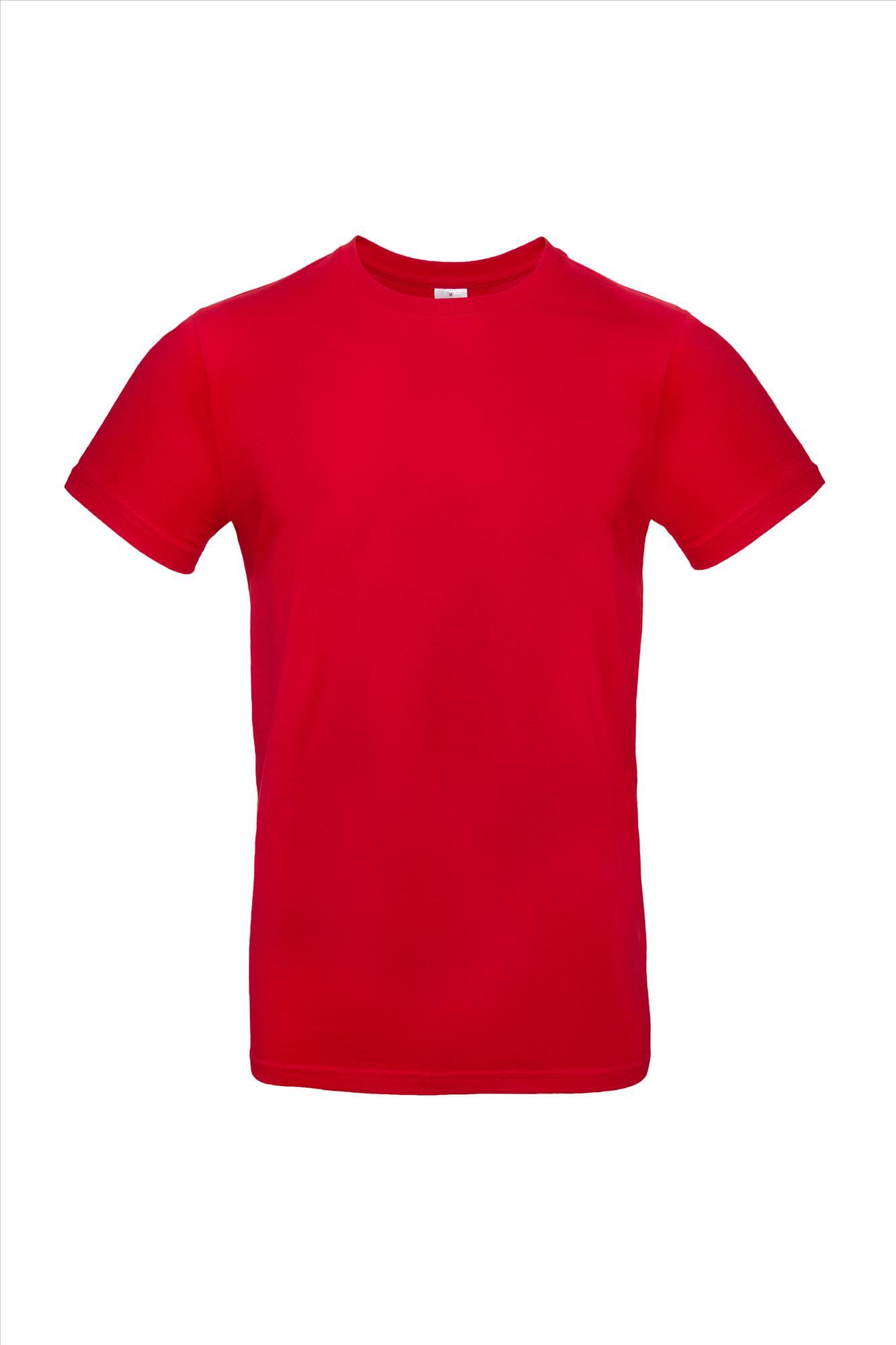 Modern T-shirt voor heren rood unisex