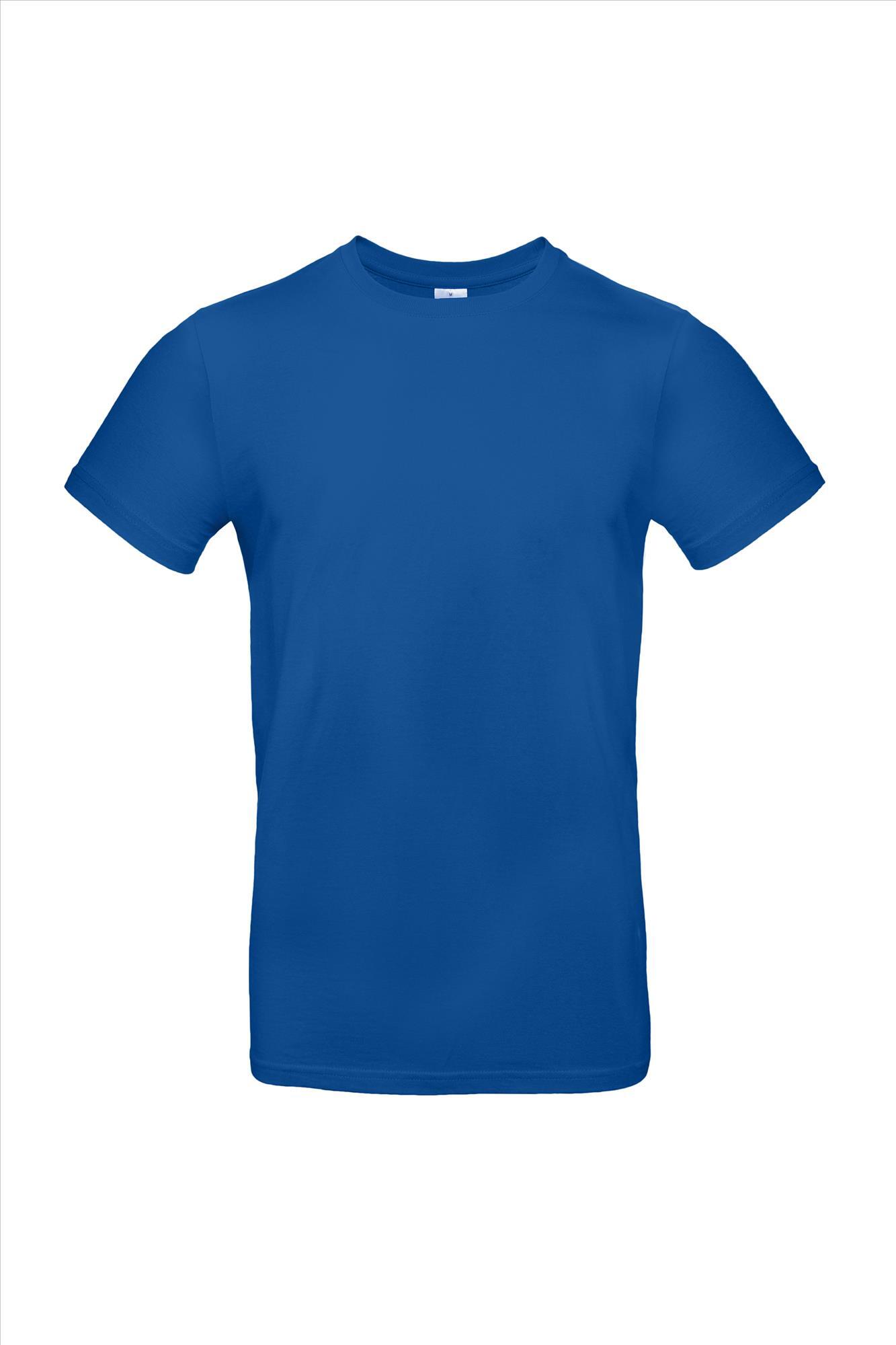 Modern T-shirt voor heren royal blauw unisex