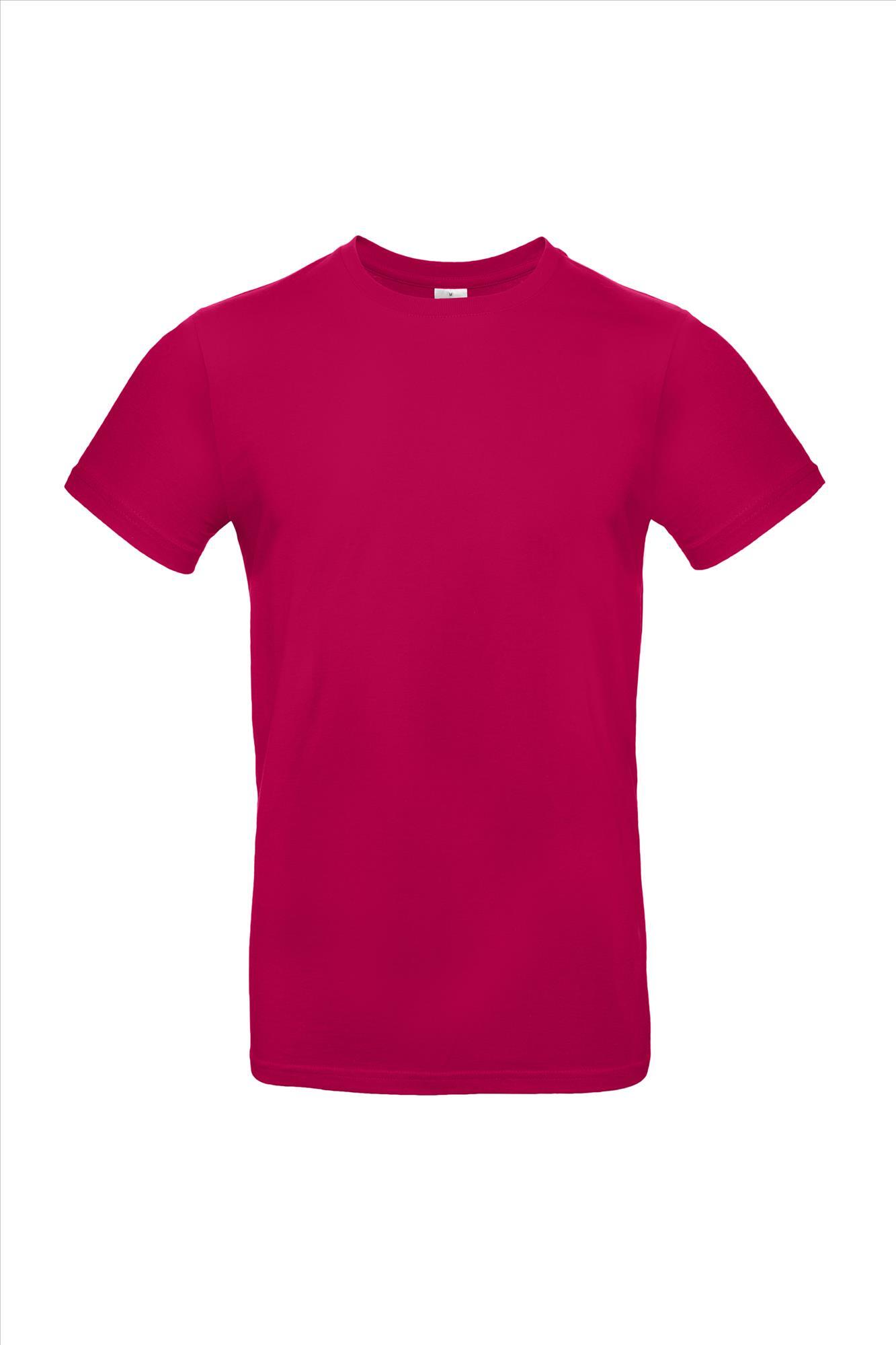 Modern T-shirt voor heren sorbet kleur unisex