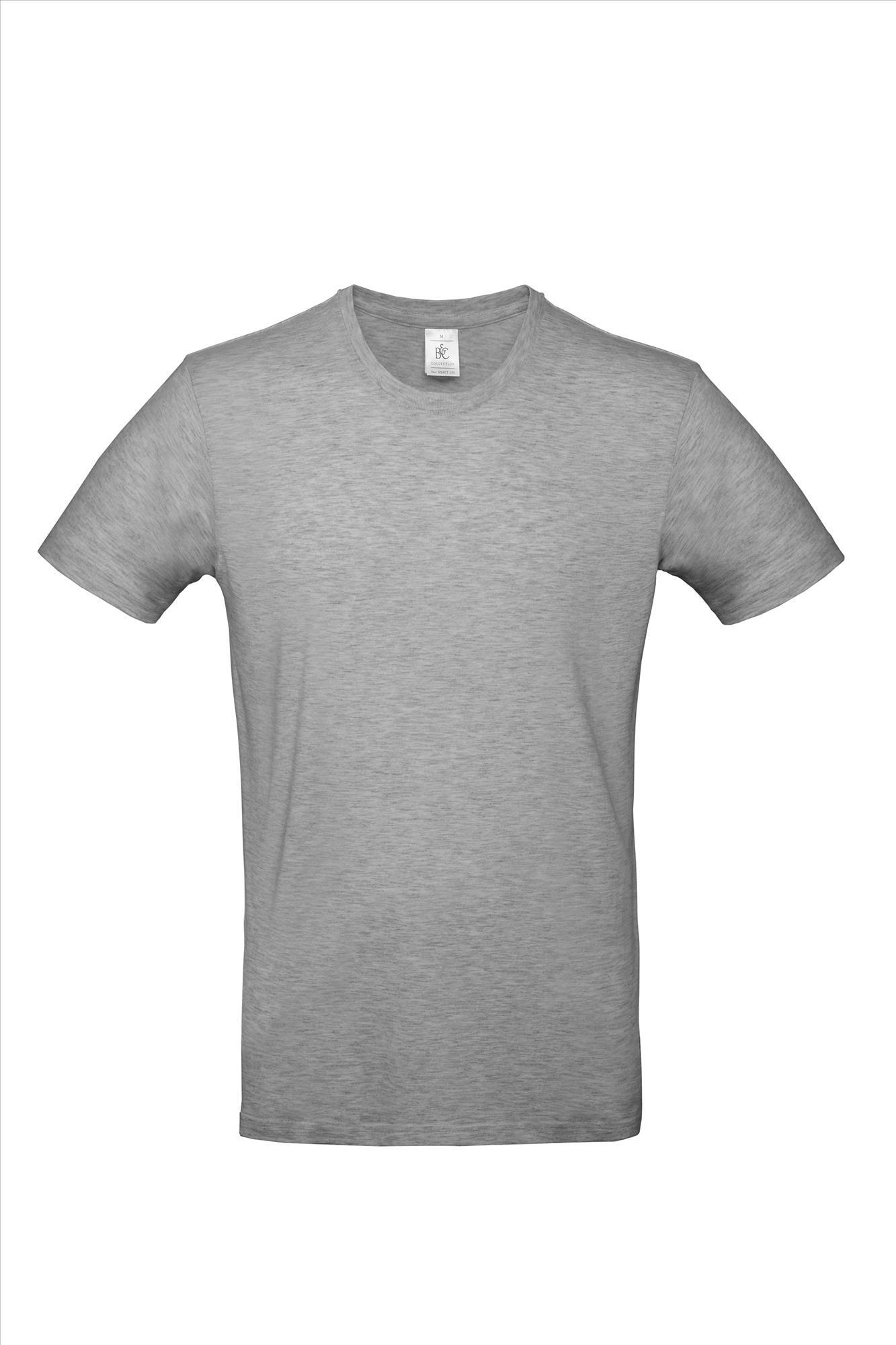 Modern T-shirt voor heren sport grijs unisex