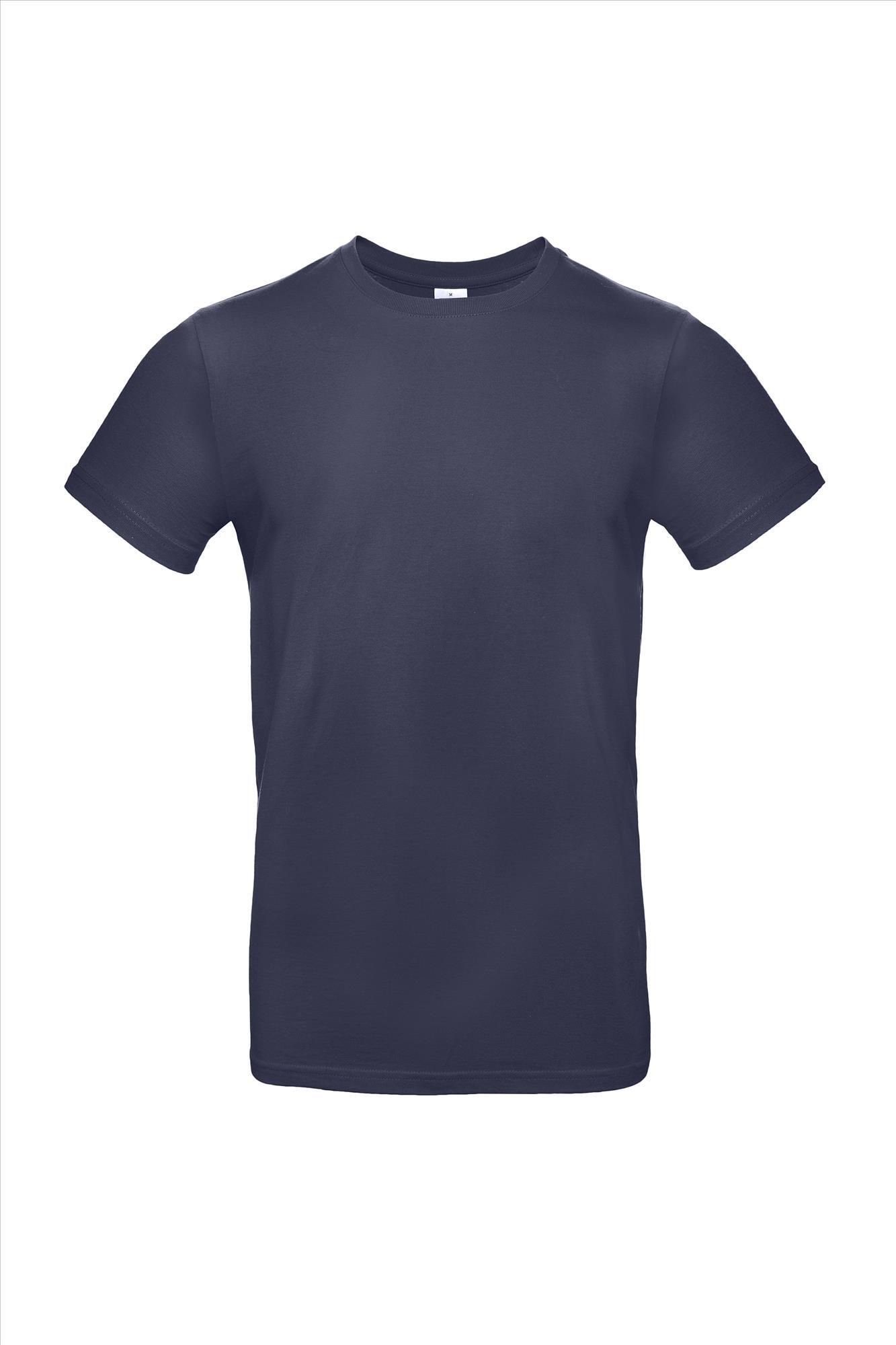 Modern T-shirt voor heren urban donkerblauw unisex