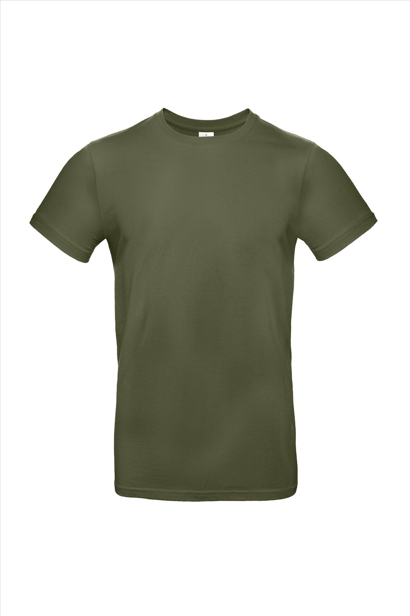 Modern T-shirt voor heren urban khaki unisex