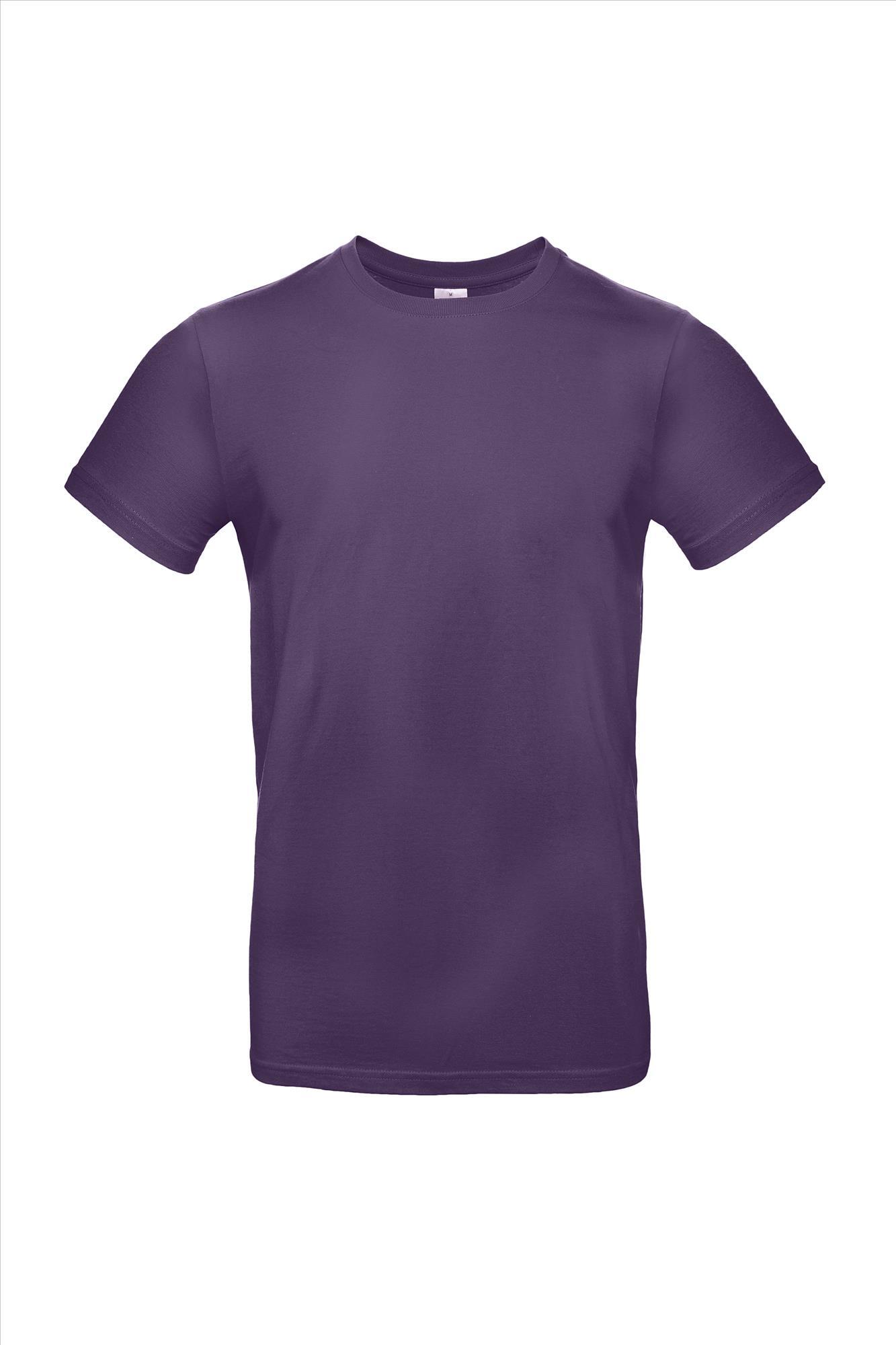 Modern T-shirt voor heren urban paars unisex
