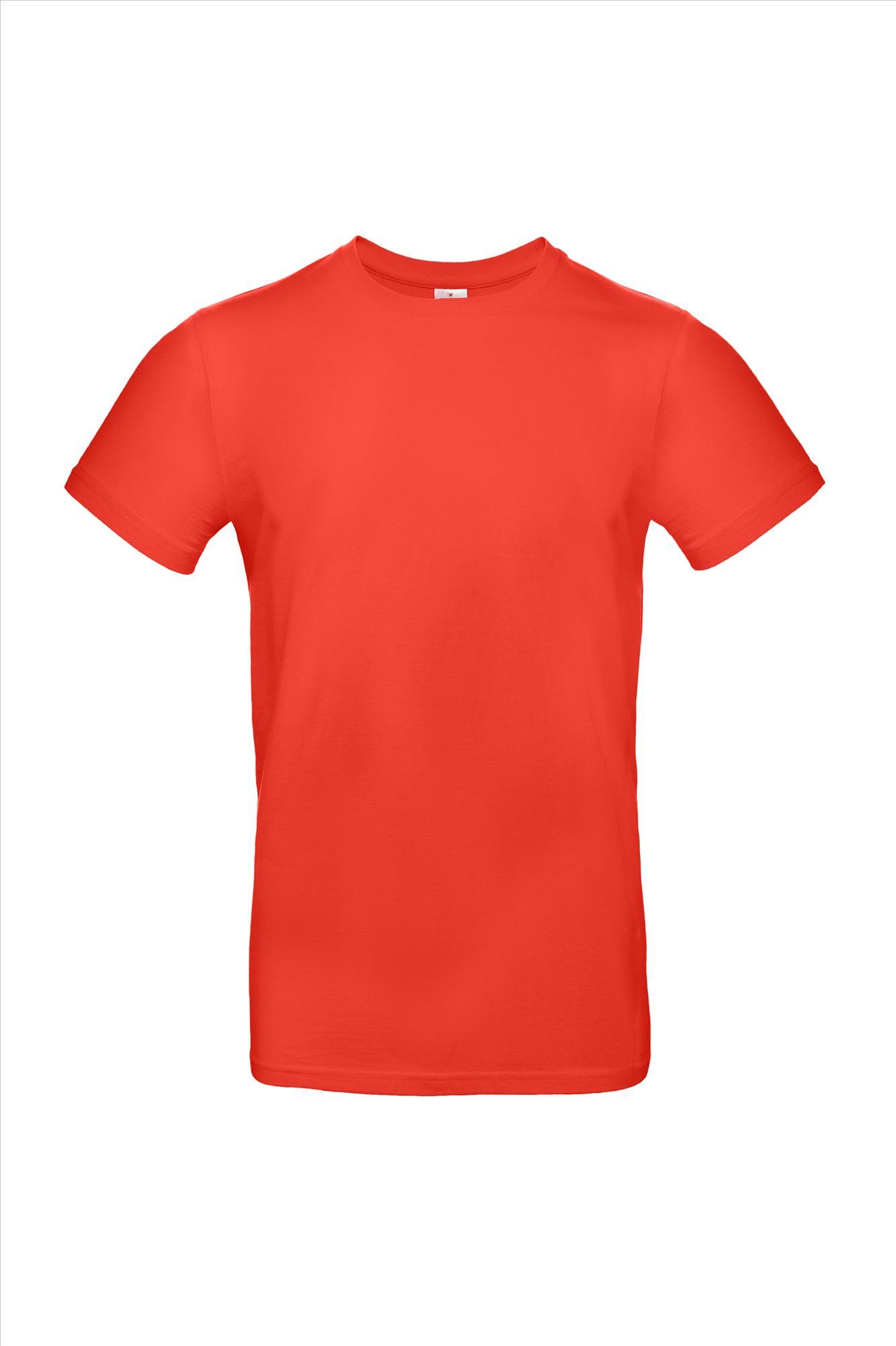 Modern T-shirt voor heren zonsondergang oranje unisex