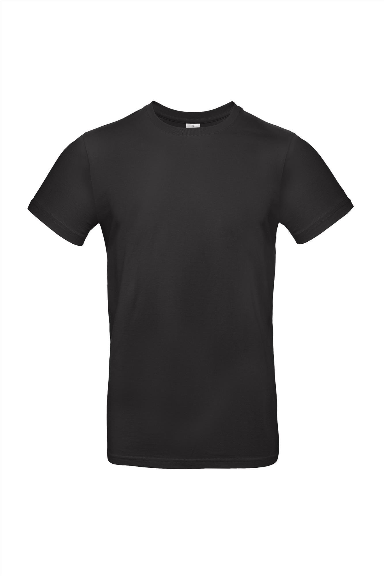 Modern T-shirt voor heren zwart unisex