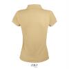 foto 2 Pique polo voor dames zand kleur te bedrukken met eigenontwerp