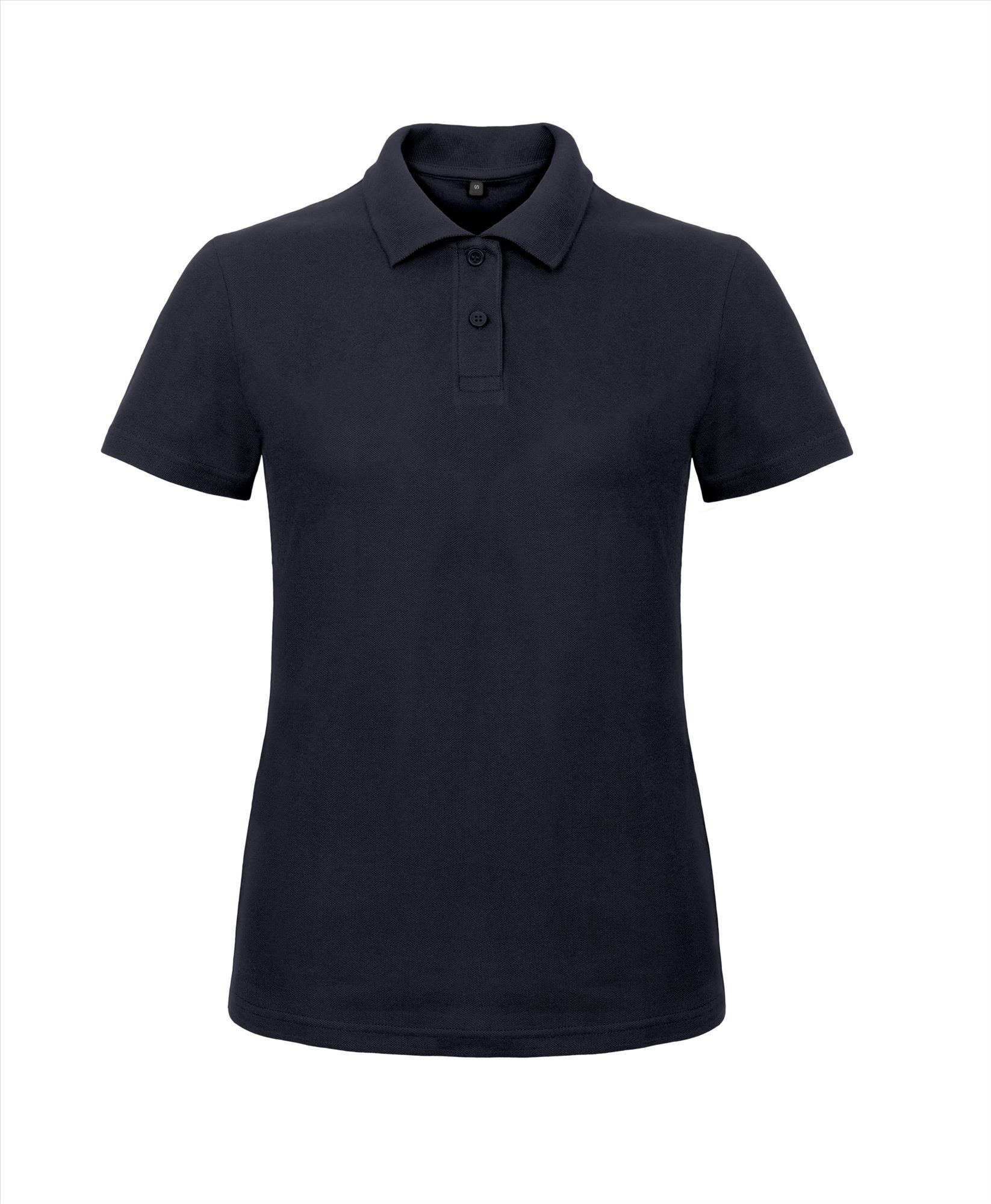 Polo voor haar donkerblauw dames polo