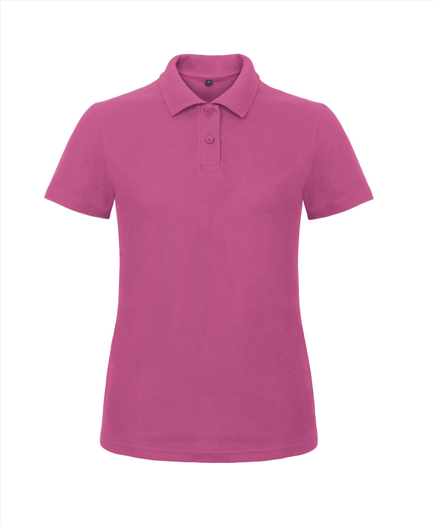 Polo voor haar fuchsia dames polo