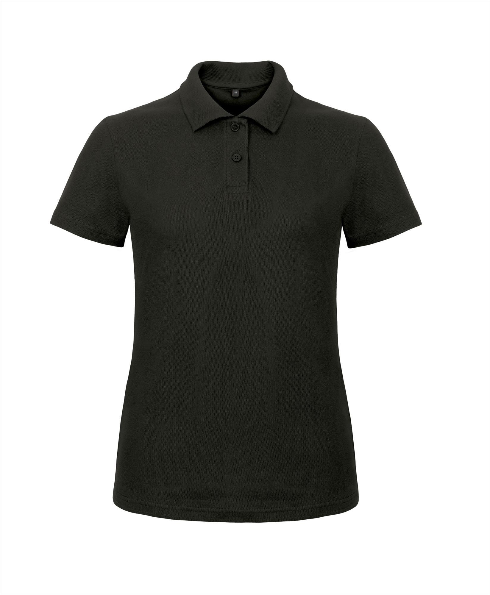 Polo voor haar zwart dames polo