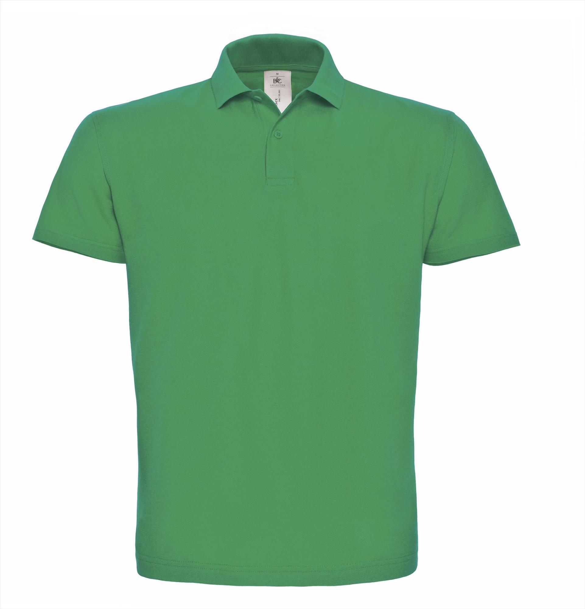 Polo voor hem kermitgroen mannen polo