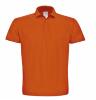 Polo voor hem oranje mannen polo