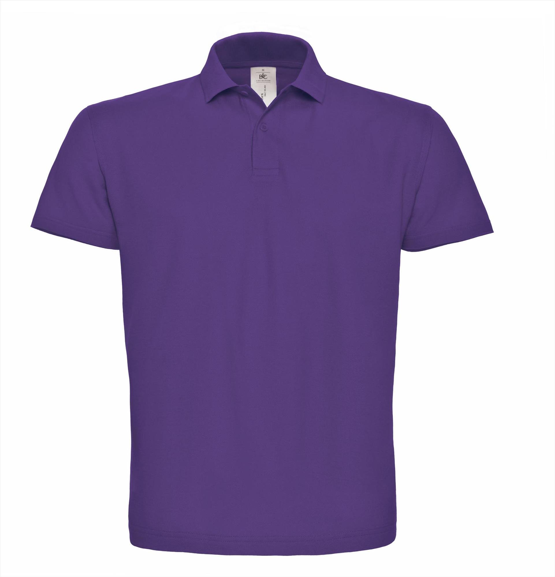 Polo voor hem paars mannen polo