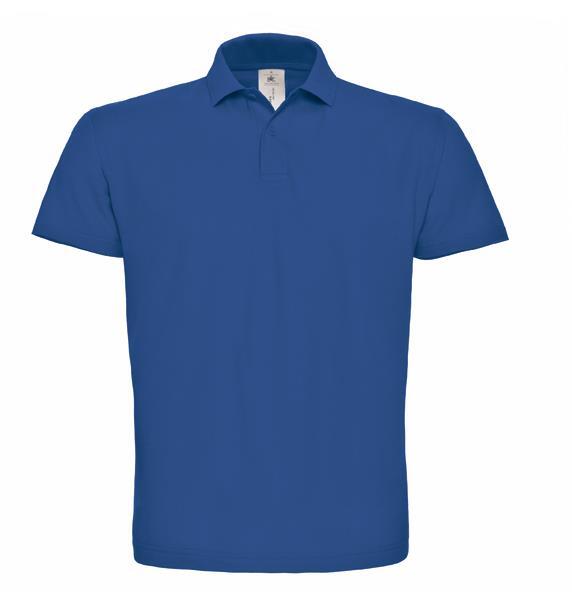 Polo voor hem royal blauw mannen polo
