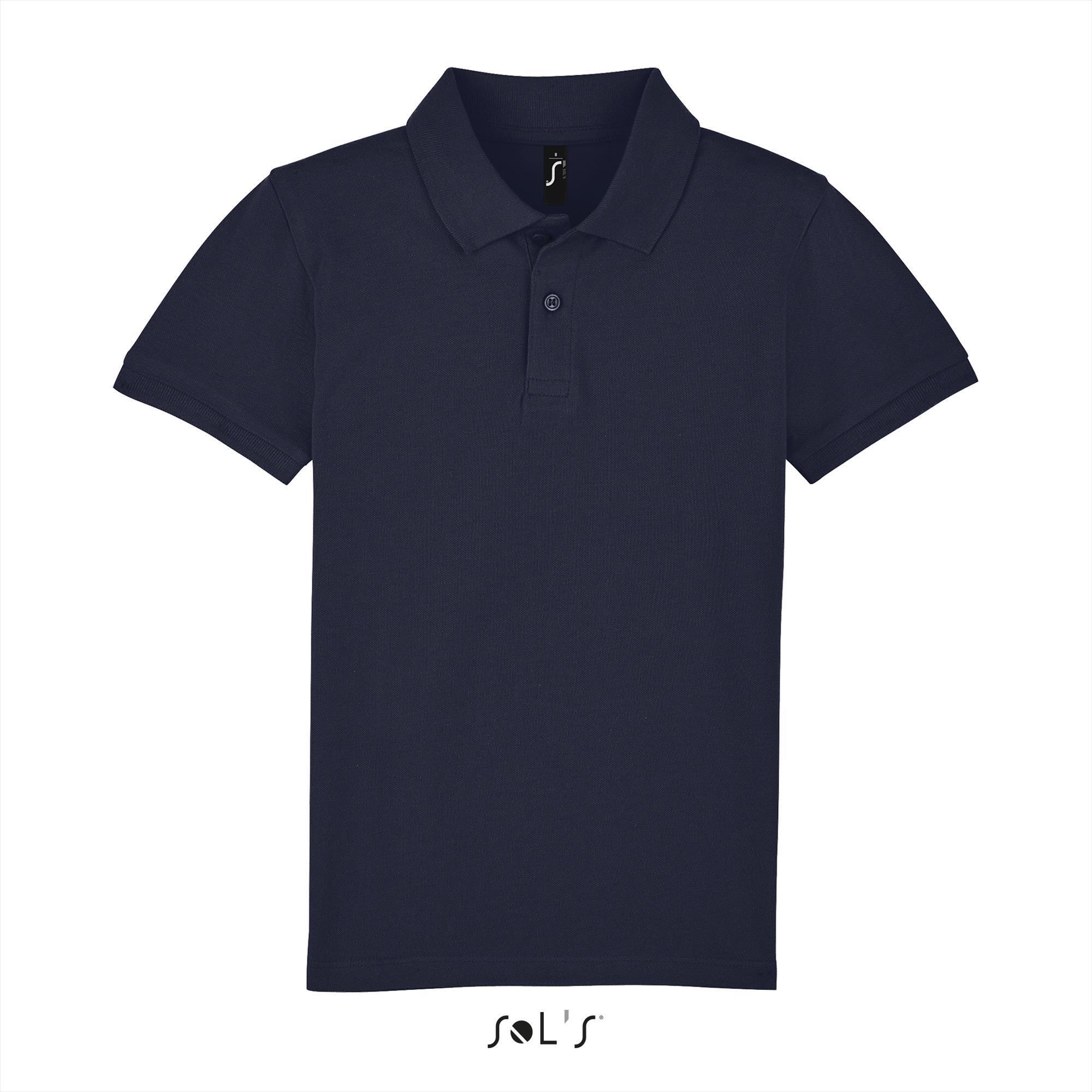 Polo voor kids donkerblauw polo voor kinderen