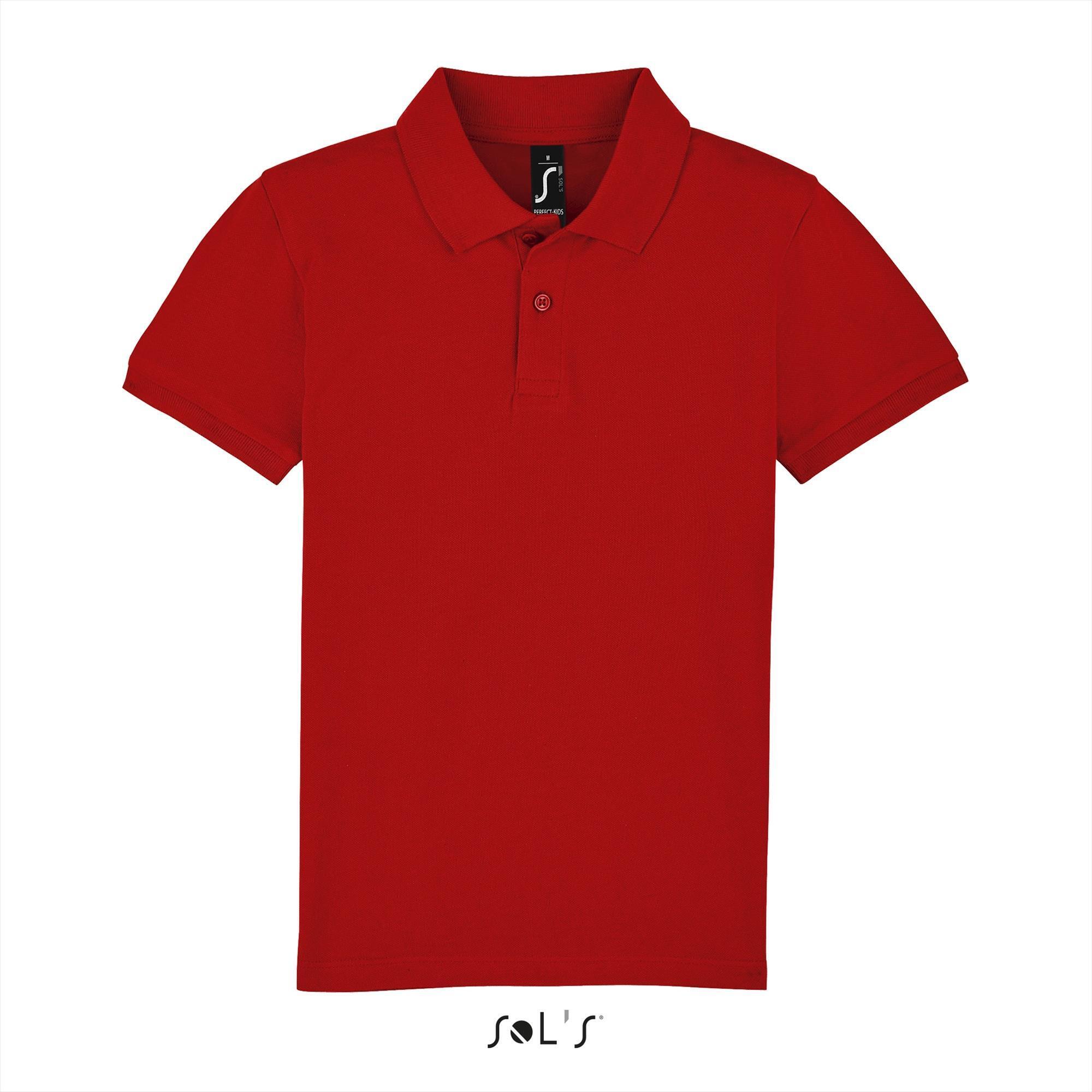 Polo voor kids rood polo voor kinderen