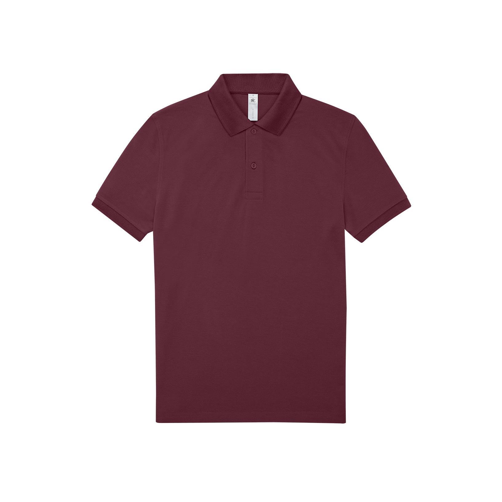 Polo voor mannen bordeaux moderne polo