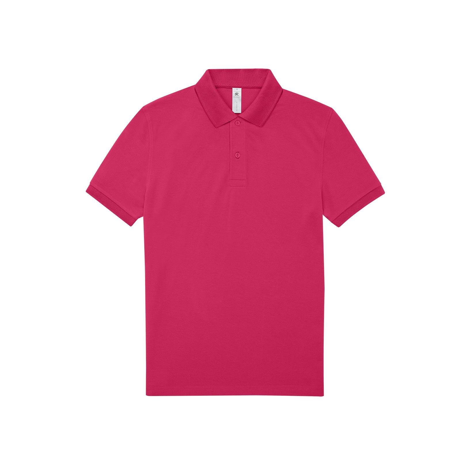 Polo voor mannen fuchsia moderne polo