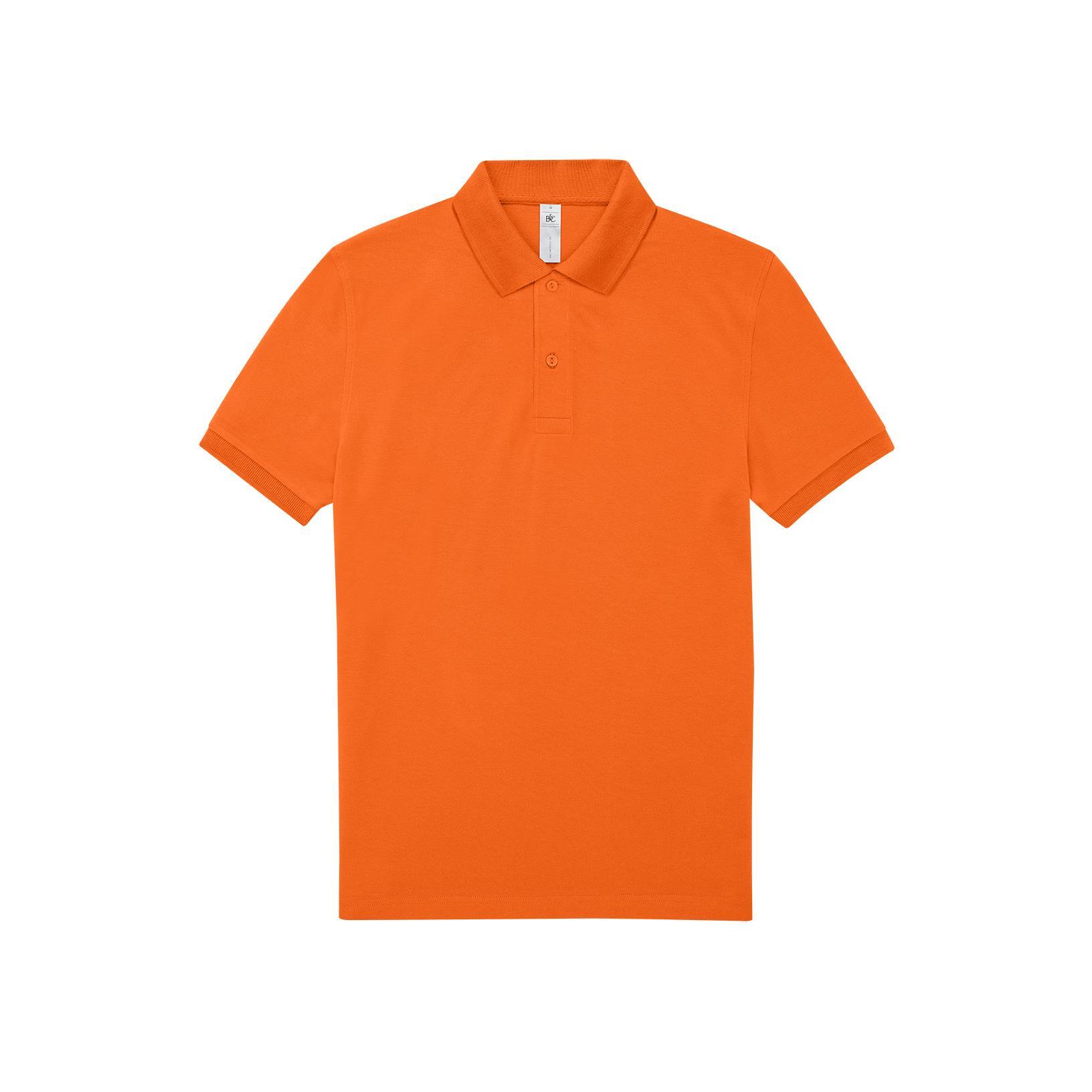 Polo voor mannen oranje moderne polo