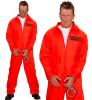 foto 5 Rode Gevangen overall met handboeien boef schurk outfitje Carnaval