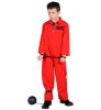 foto 2 Rode Gevangene overall voor Carnaval schurk bandiet boef