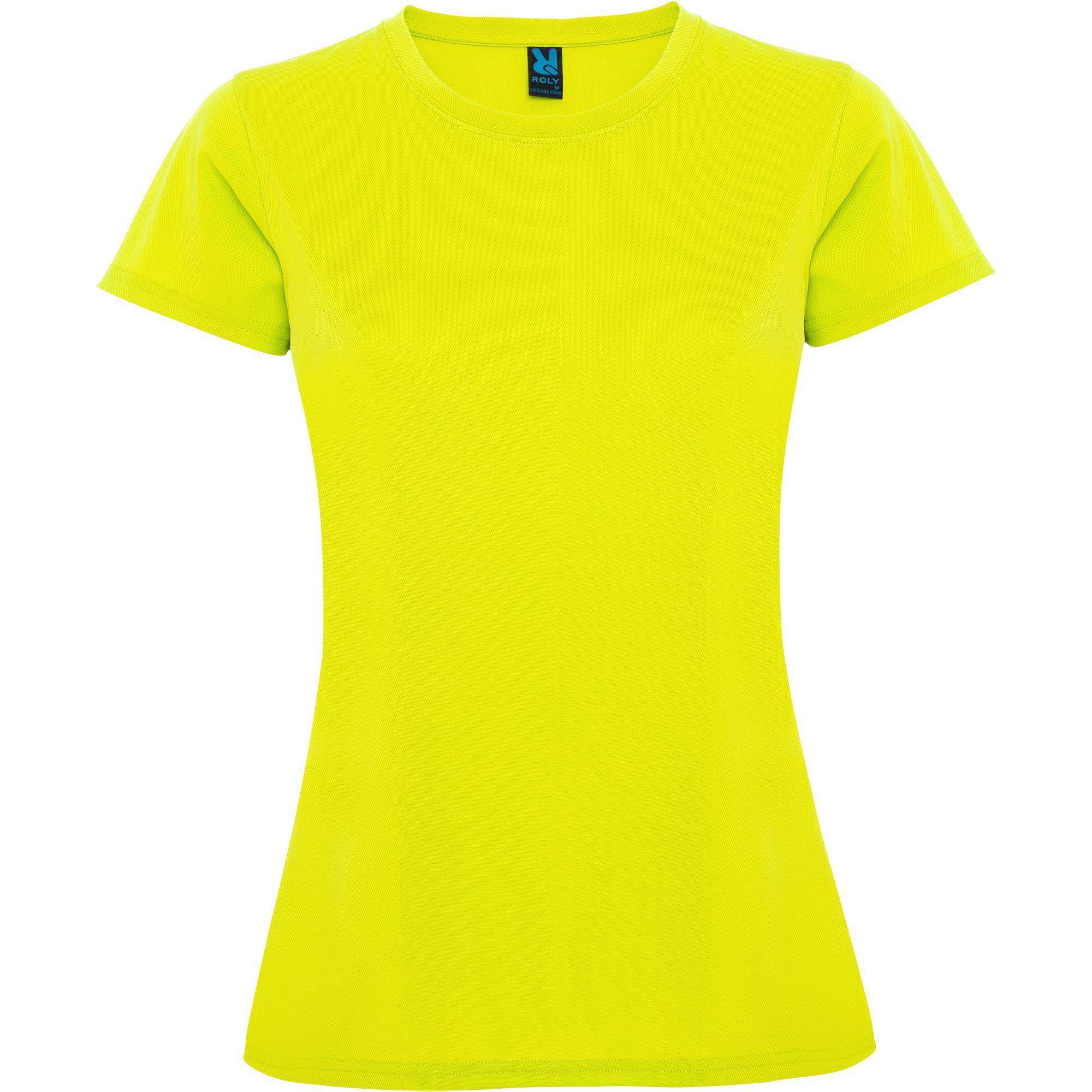 Sport Shirtje dames geel fluor