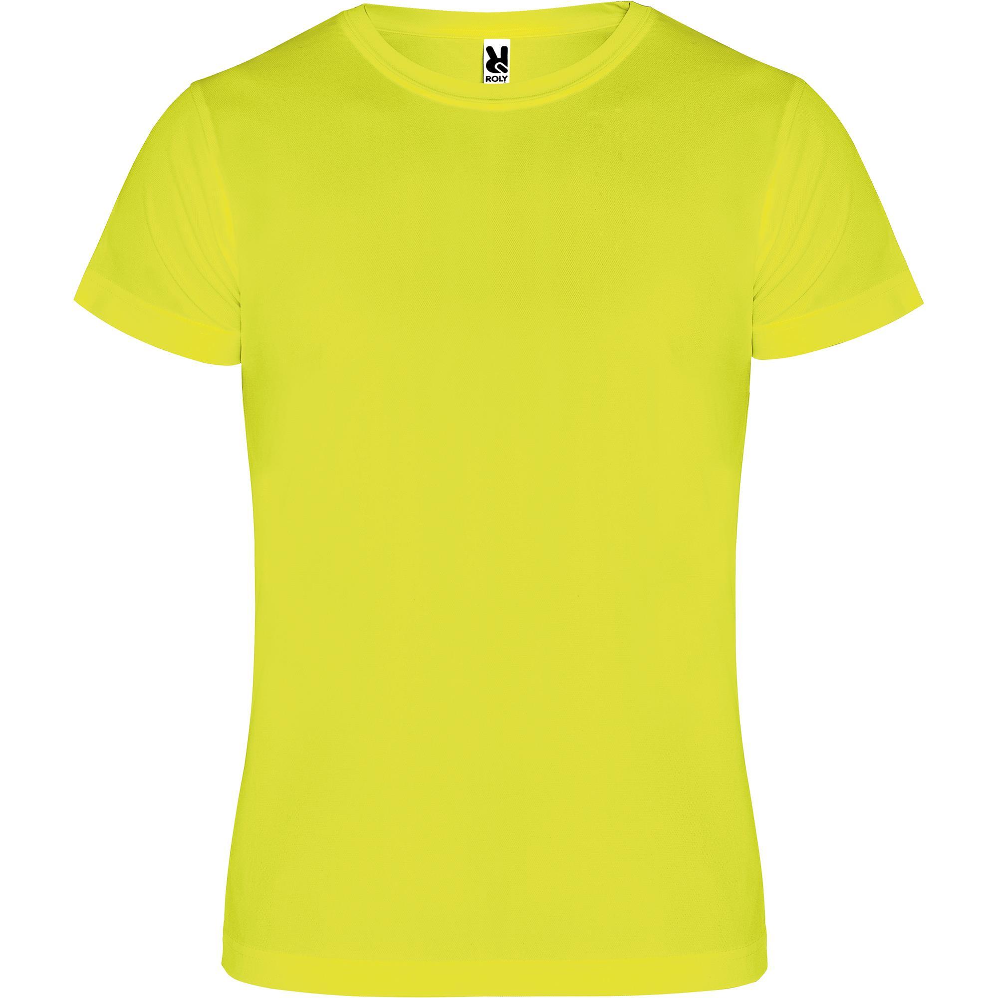 Sport shirtje Heren geel fluor Polyester