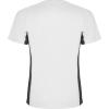 foto 2 Sport shirtje heren wit met donker grijs