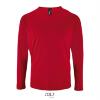 Sport T-shirt met lange mouwen voor heren rood
