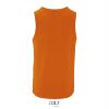 foto 2 Sport tank top voor heren neon oranje