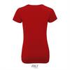 foto 2 Stretch dames T-shirt rood lekker dikke stof