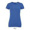 Stretch dames T-shirt royal blauw lekker dikke stof
