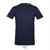 Stretch heren T-shirt donkerblauw lekker dikke stof