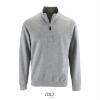 foto 1 Sweatshirt Heren grijs melange 2 Zip neck sweat