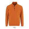 foto 4 Sweatshirt Heren oranje Zip neck sweat Koningsdag personaliseren 